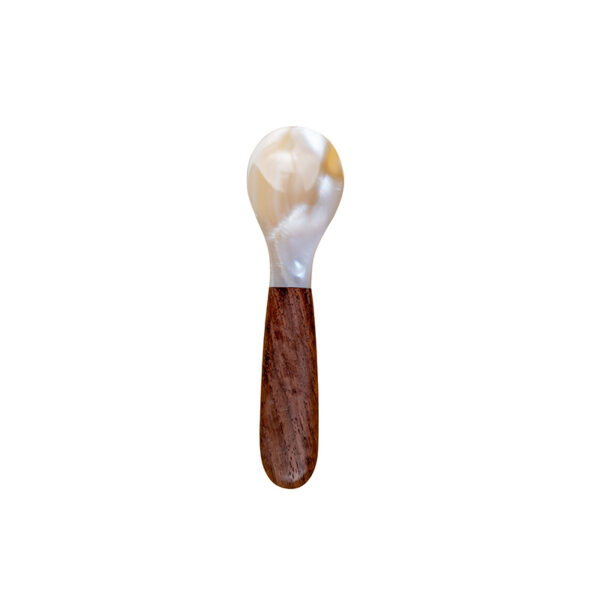 Cuchara Madre Perla y Madera
